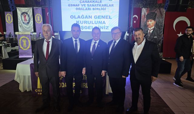 Çanakkale Esnaf Birliği’nde seçim tamamlandı