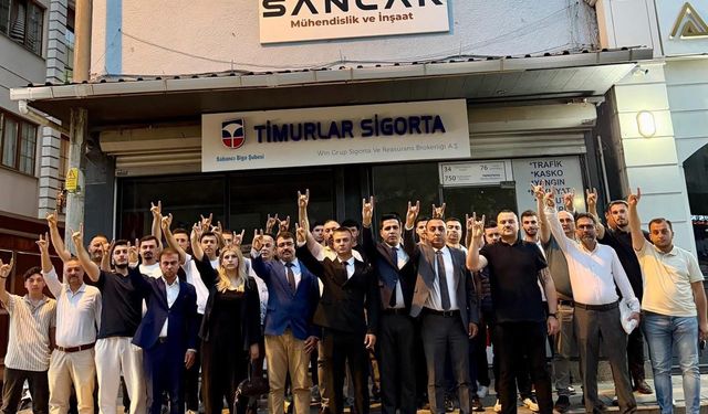 Biga Ülkü Ocaklarında bayrak değişimi