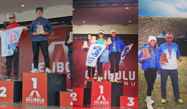 Gelibolu Maratonu'nda Biga Rüzgarı: Üç Sporcu Kürsüye Çıktı
