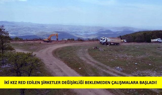 İmar değişikliğini beklemeden çalışmaya başladılar!