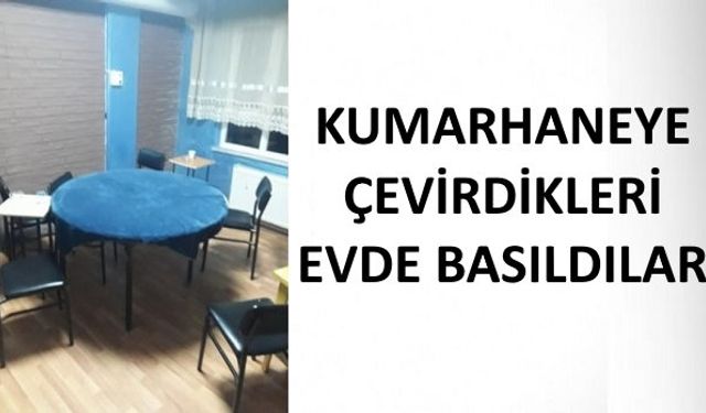 Kaçak Kumarhane Baskını: 9 Kişiye 40 Bin Lira Ceza..