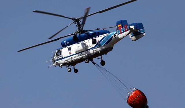 Yangın Söndürme Helikopteri Göreve Başladı