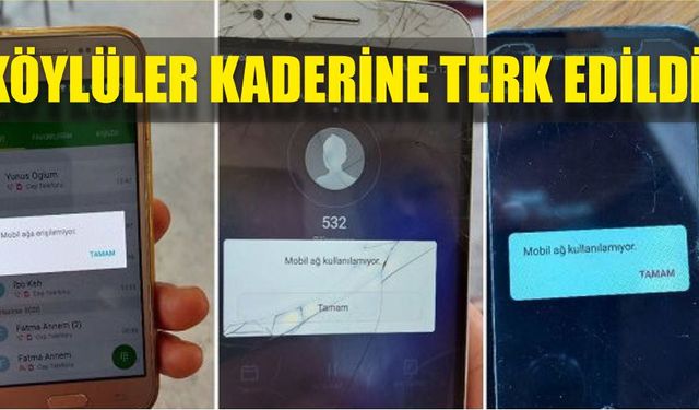 Köylüler Kaderine Terk Edildi!