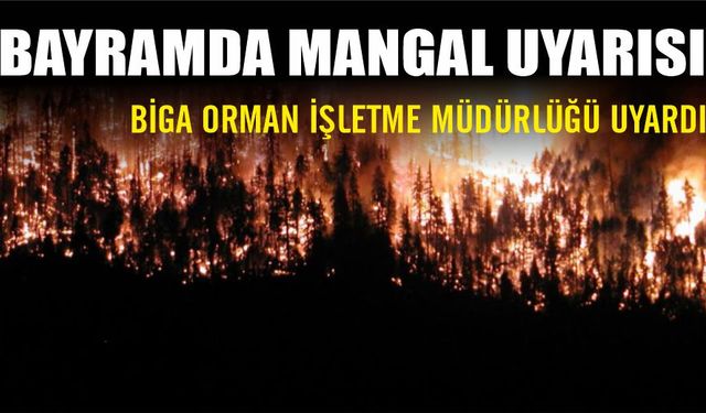 Bayramda mangal uyarısı