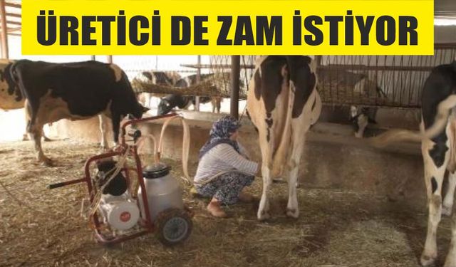 Üretici de zam istiyor