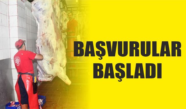 Başvurular başladı