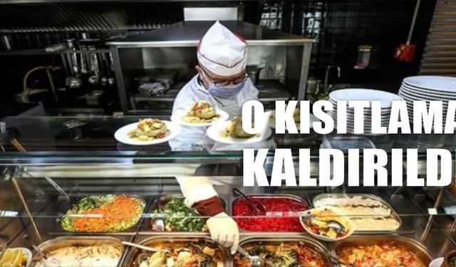 O kısıtlama kaldırıldı