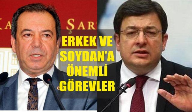 Erkek ve Soydan'a önemli görevler...