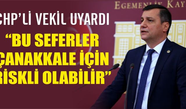 “Bu uçak seferleri Çanakkale için riskli olabilir!”