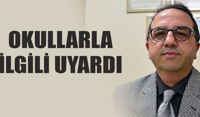 Okulların açılışıyla ilgili uyardı