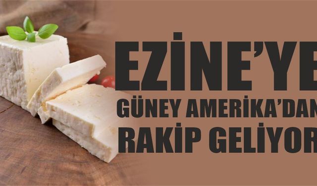 Ezine peynirine Güney Amerika'dan rakip geliyor!