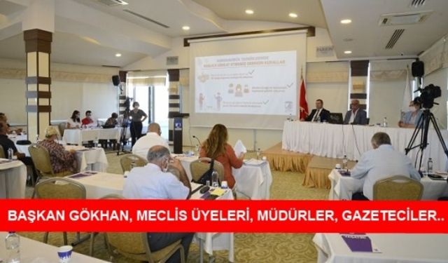 Belediye Meclisi’nde korona çıktı