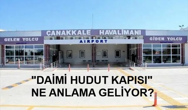 Çanakkale Havalimanı uluslararası giriş-çıkışlara açıldı!