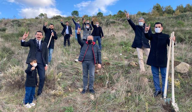 Bigalı Ülkücüler, Türkeş anısına fidan dikti