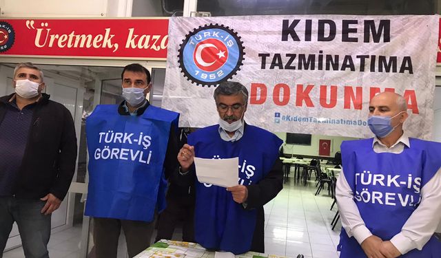 Türk İş: Köleleştirmeye hayır!