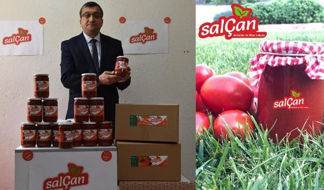 Çan’ın salçası markalaştı