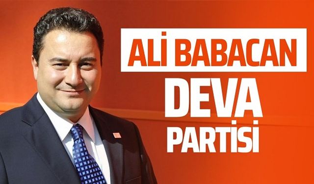 Deva Partisi Lideri Ali Babacan Çanakkale'ye Geliyor