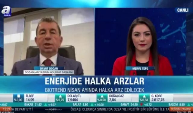 Davut Doğan: “Enerji’de Halka Açılacağız”