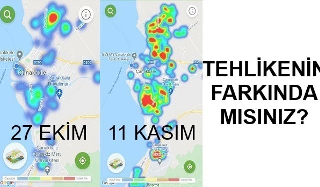 27 Ekim'den 11 Kasım'a.. Virüs her köşe başında..