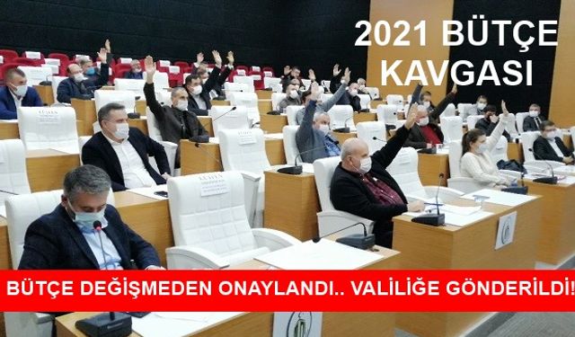 CHP Oylarıyla Bütçe Değişmedi.. AK Parti Tepkili.. Gözler Vali'de..