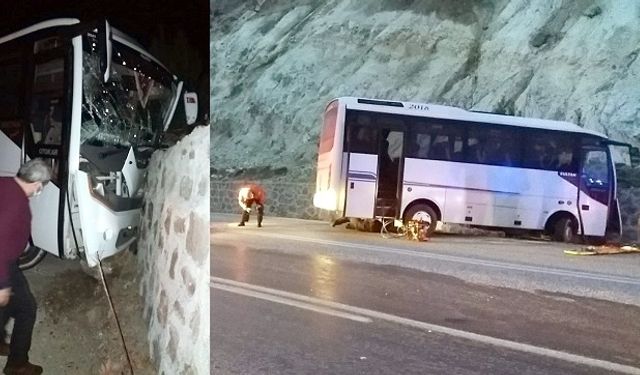 Otobüs Yoldan Çıktı: 5 Yaralı