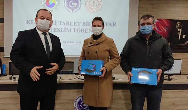 Bigalı İşadamlarından Bigalı Öğrencilere Tablet Desteği..