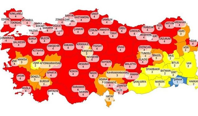 Yeni Risk Haritası Yayımlandı!