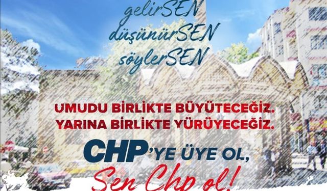 CHP Biga: "Güneşli günlerde senin de imzan olsun..."