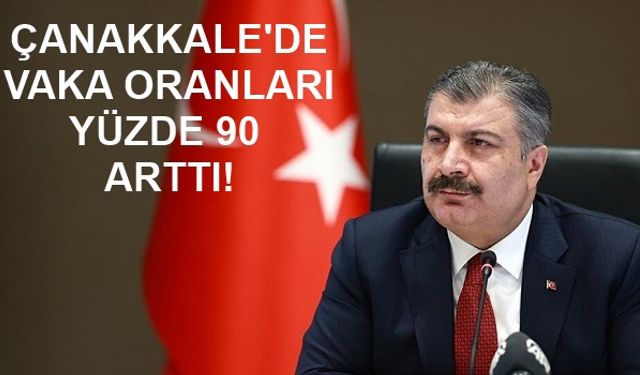 Çanakkale'de Vaka Oranları Yüzde 81,51'e Çıktı!