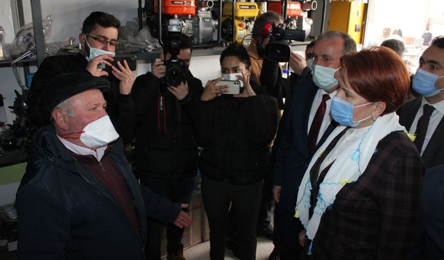 Meral Akşener’e Biga’da Yoğun İlgi..