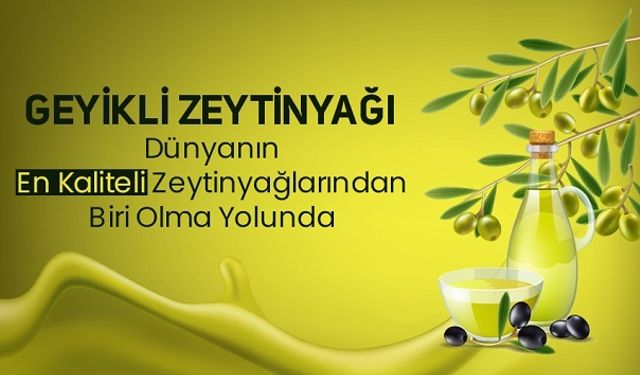 Geyikli Zeytinyağı Coğrafi İşaret Onayı Aldı..