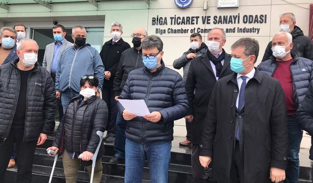 Biga'da STK'larda ortak açıklama