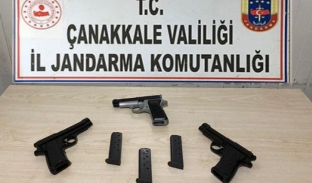 Silah Kaçakçısı Biga’da Yakalandı