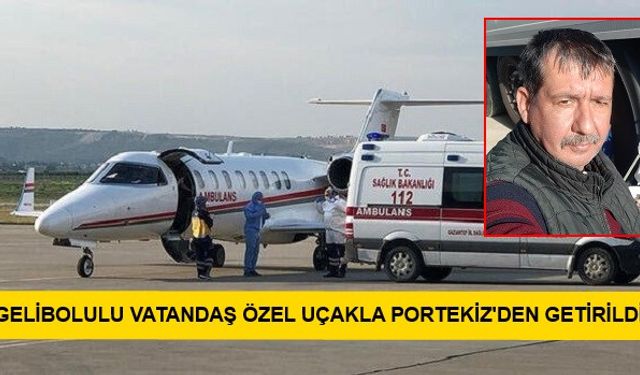 Covid-19’a Yakalandığı Portekiz'den Özel Jetle Getirildi..