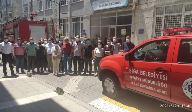 AFAD'tan belge aldılar