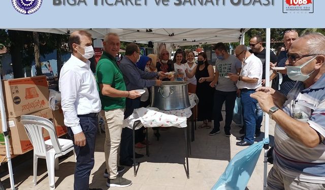 Biga TSO'dan SMA hastası Ahmet Alp'e destek için kermes