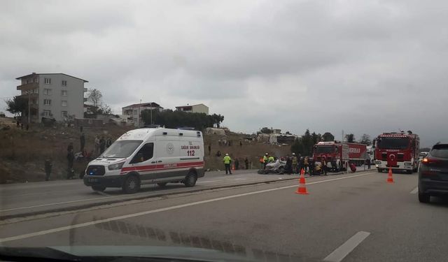 Bandırma-Gönen yolunda feci kaza: 2 ölü