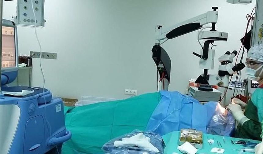 Biga Devlet Hastanesi'nde başarılı katarakt ameliyatları