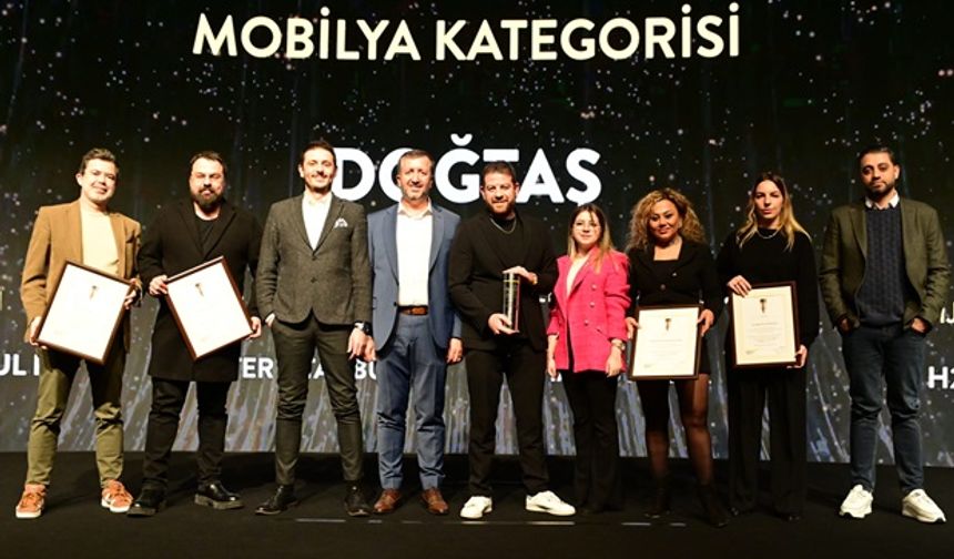 DOĞTAŞ'a "Yılın En İtibarlı Mobilya Markası' ödülü