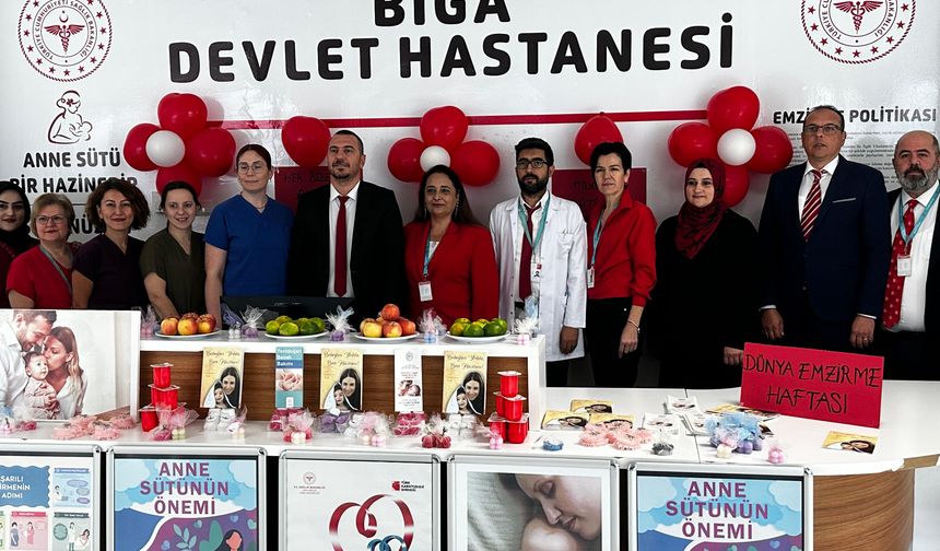 Biga Devlet Hastanesi’nde hedef belli: Anne Dostu Hastane