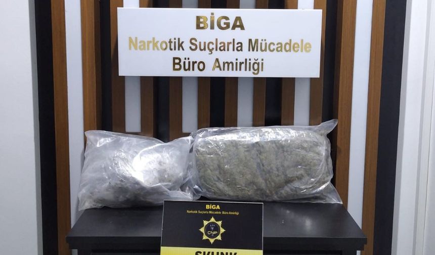 Biga'da uyuşturucu satıcılarına operasyon