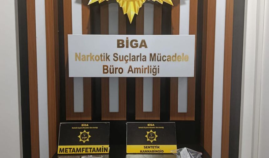 Biga'da uyuşturucu satıcılarına operasyon