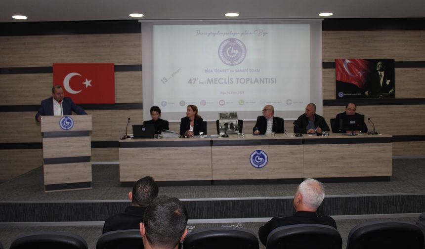 Biga iş dünyasından duygu yüklü toplantı