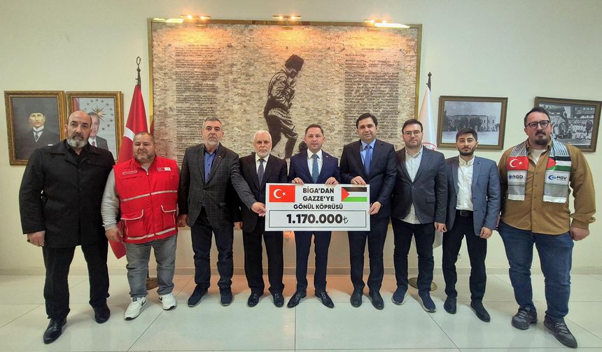 Biga'dan Gazzeye Gönül Köprüsü