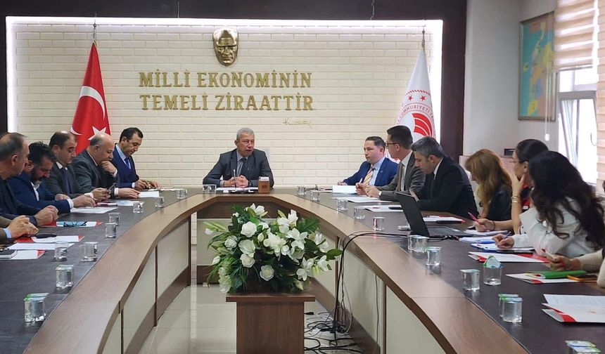 Çanakkale'de Tarımsal Kuraklık İl Kriz Merkezi toplandı