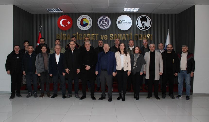 BİGA TSO’DA "ORTAK AKIL" BULUŞMASI: GÜNDEM DEV YATIRIMLAR VE BİGA’NIN GELECEĞİ