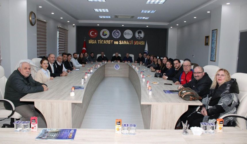 BAŞKAN DOĞAN GAZETECİLERLE BULUŞTU: "BİGA, İKİNCİ YÜZYILIN PARLAYAN YILDIZI OLACAK"