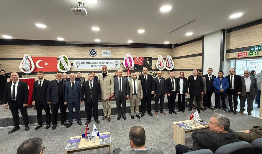 Lokantacılar Odası'nda Bayrak Değişimi: Yeni Başkan Adnan Akçe