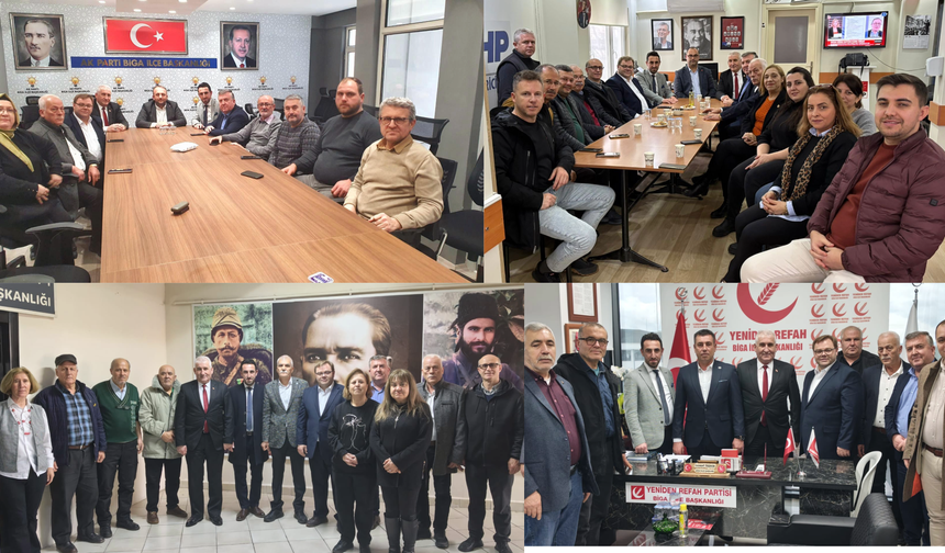 Esnaf temsilcilerinden güçbirliği ziyaretleri...