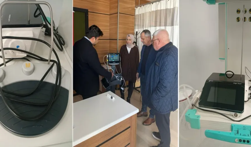 Truva Bakır'dan Çan Devlet Hastanesi'ne tıbbi cihaz desteği